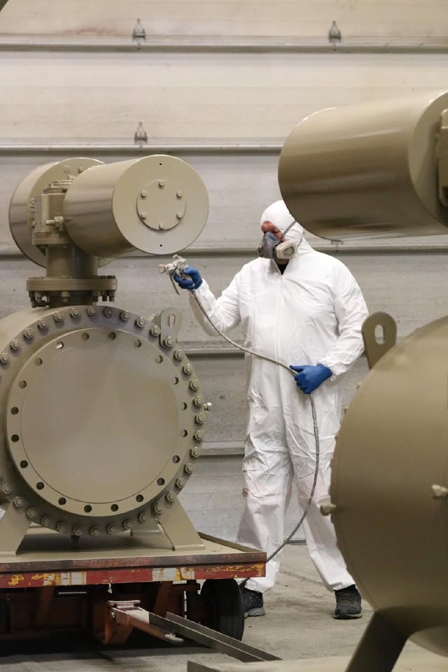 Sandblasting and Painting
